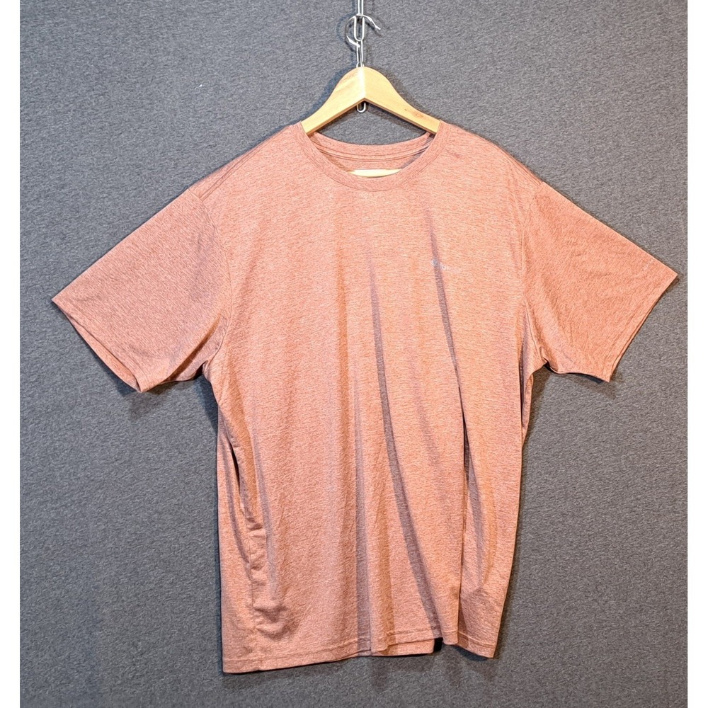 Columbia Men's‎ Heathered Red Short Sleeve T Shirt Size XXL 2TG